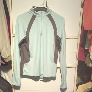 Champion Light Blue and Gray Women's Jacket